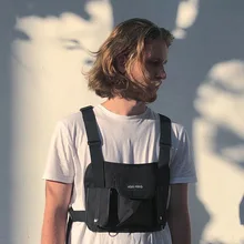 Модная поясная сумка в стиле хип-хоп, уличная функциональная тактическая нагрудная сумка, сумки через плечо Bolso Kanye West