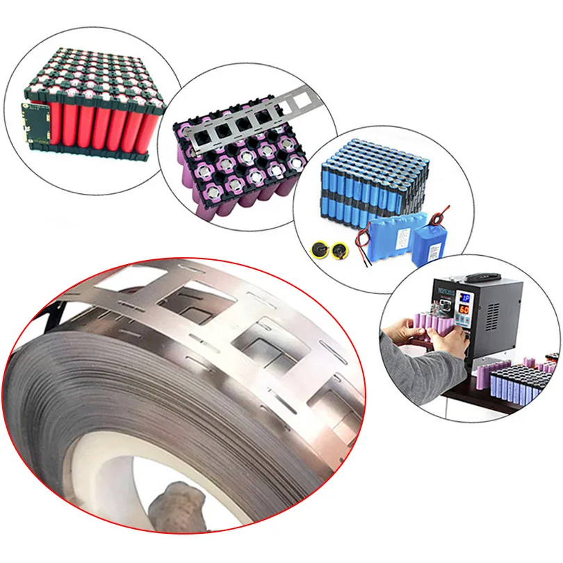 18650 2P никелевые полосы 0,15*25,5 мм никелированная лента высокой чистоты для 18650 комплект литиевых батарей соединения сварки никеля полосы