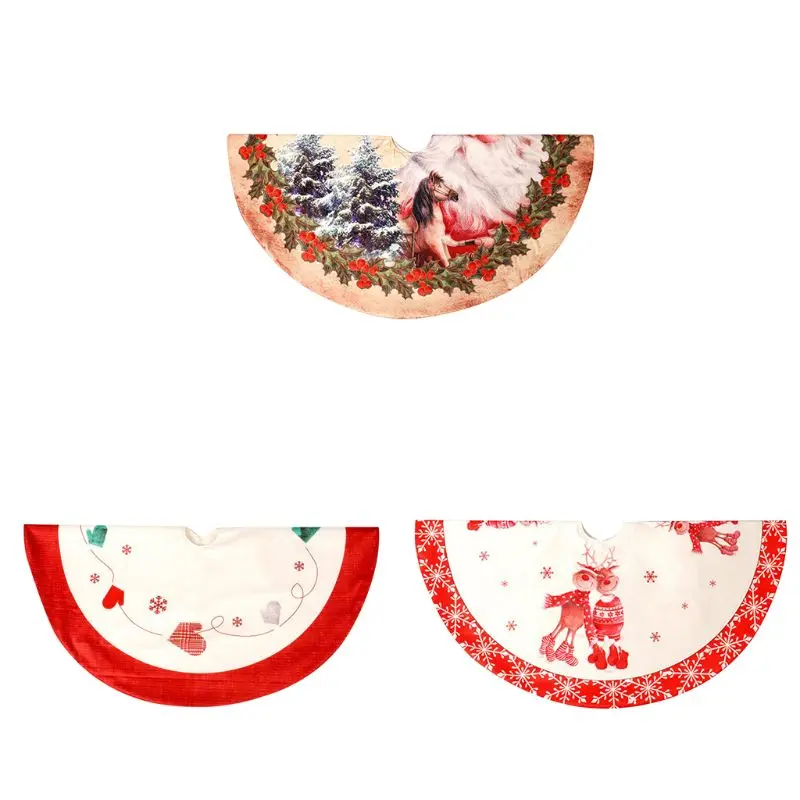 

47.2 inch Christmas Tree Skirt Christmas Decorations Holiday Tree Ornaments Tree Decoration Xmas Party Holiday Decorations