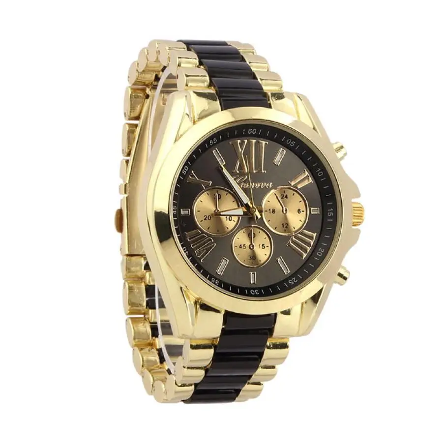 Geneva, мужские наручные часы, классические роскошные мужские Кварцевые аналоговые наручные часы с ремешком из сплава, синие и черные модные мужские часы