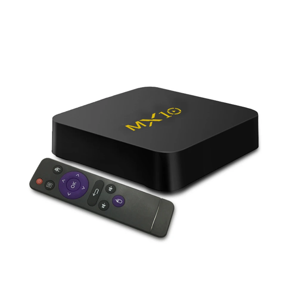 MX10 Smart tv BOX Android 9,0 Rockchip RK3328 DDR4 4 ГБ ОЗУ 64 Гб ПЗУ IP tv Smart телеприставка 4K USB 3,0 HDR H.265 медиаплеер
