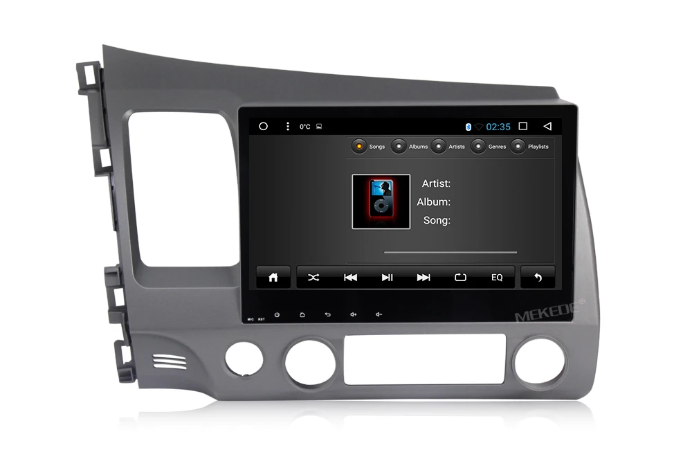 Cheap allwiner T3 1024x600 HD 2DIN Android 7.1 Car Head Unit for Honda Civic 2006-2011 DVD GPS with Radio RDS BT Mirror-Link Wifi 14