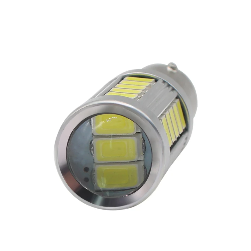 1/2 шт. 1156 светодиодный P21W 7506 BA15S 33SMD 5630 5730 светодиодный Автомобильные стоп-сигналы автомобильный фонарь заднего хода Обратный лампы сигнала поворота лампы белого цвета