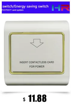 Серебряный цвет панели отель карта-ключ вставить promixity keycard rfid карты взять власть 125 кГц t5577 t57 Стандартный чип индукции