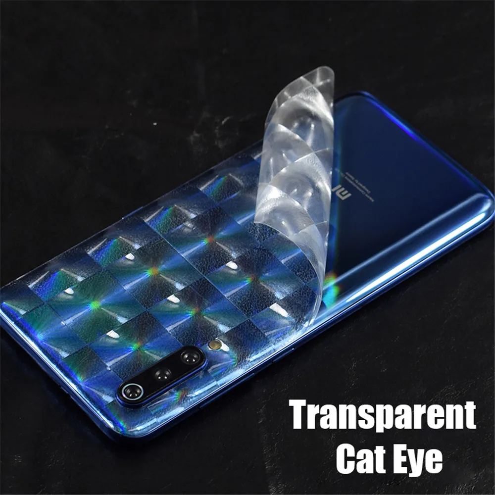 Clear Carbon Fiber Soft Film For Xiaomi Mi 9 Mi9 Mi 8 Lite MiX3 Transparent Sticker For Redmi Note 7 5 Pro Screen Protector Film (8)