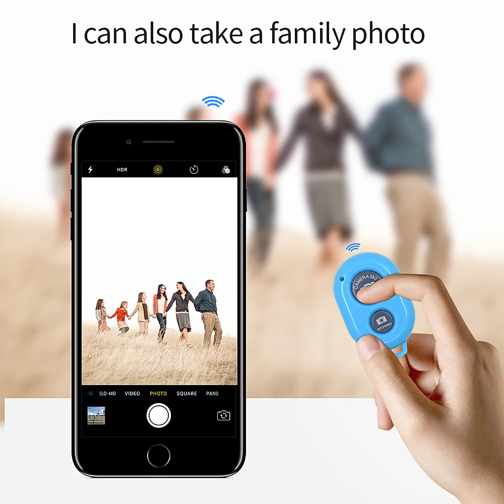 TISHRIC Беспроводной Bluetooth пульт дистанционного спуска затвора Управление Self Timer