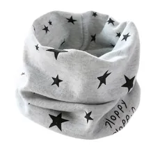 Новинка; Высококачественный хлопковый Детский шарф для маленьких мальчиков и девочек; мягкий шарф с милым рисунком; Детские воротники с круглым вырезом; шейный платок; г