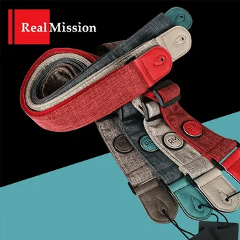 Rm Real Mission Guitar Strap, 7 Colors Available. Also fit Electric Guitar or Bass Guitar newest arrival china oem satin cherry finish lpj electric guitar left handed guitar custom available