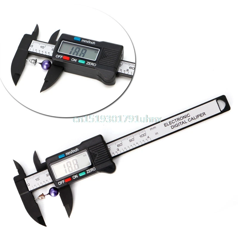 

LCD Electronic Digital Vernier Caliper Gauge Measure Stone Bead Gem Jewelry Tool rulers