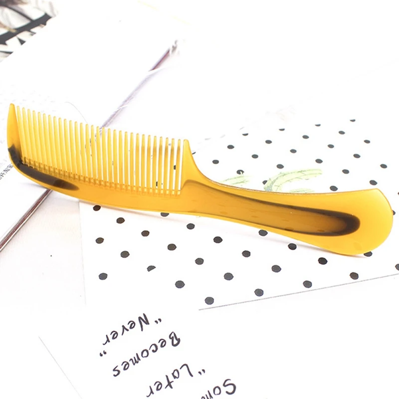 Горячая 1 шт. широкий зуб гребень с ручкой Парикмахерская антистатические пластиковые волосы для распутывания дом