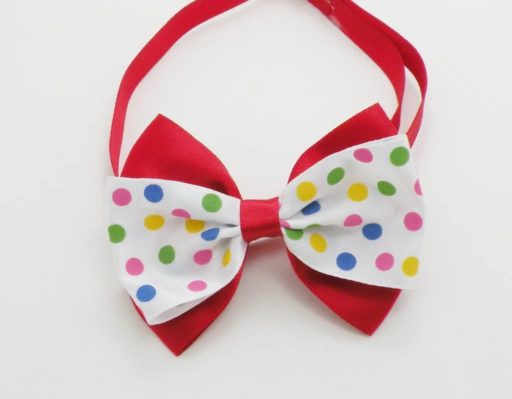 100pc/lot Holiday Dog Bow Ties Cute Neckties Collar Pet Puppy Dog Cat