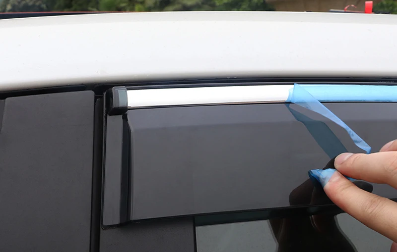 Для Toyota RAV4 2013 2014 2015 2016 2017 Пластиковый оконный козырек Дождь Защита от солнца