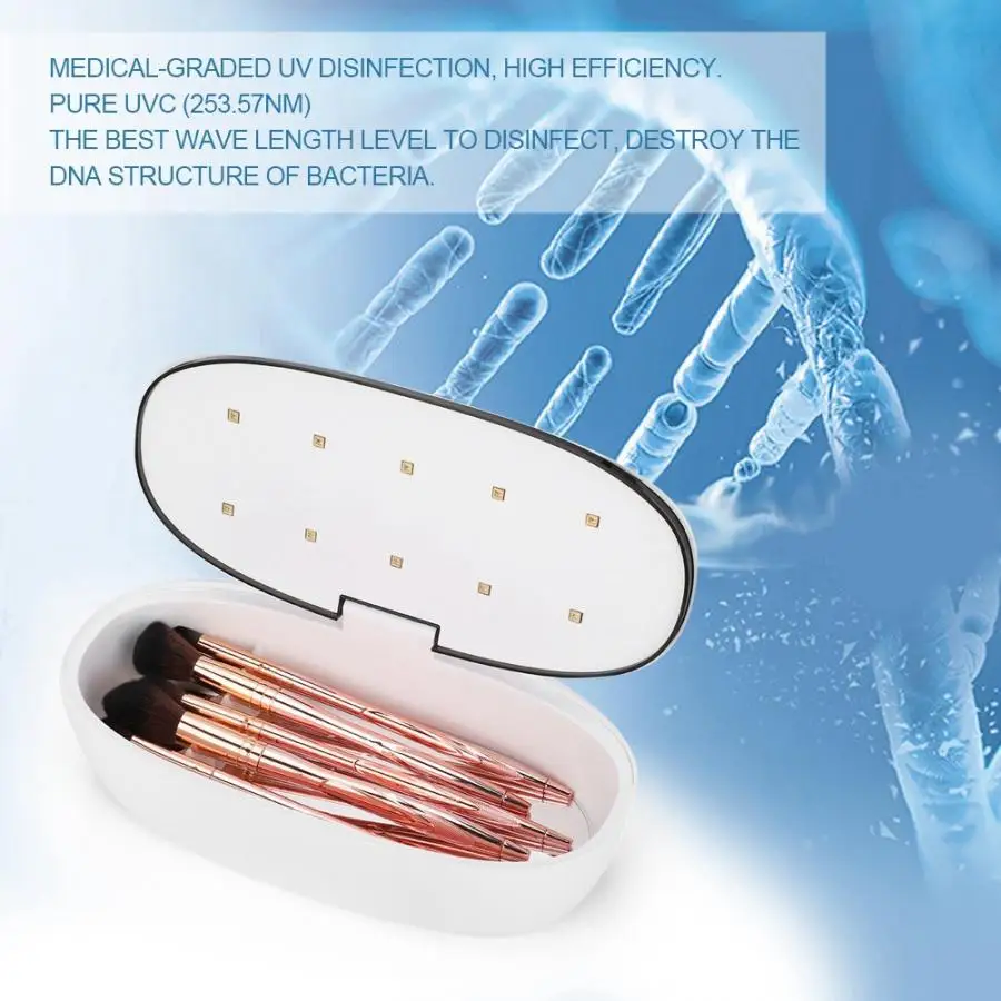59s обновленный стерилизатор косметические очищающие средства комплект УФ Дезинфекция устройство ЕС вилка макияж кисти чистящие инструменты