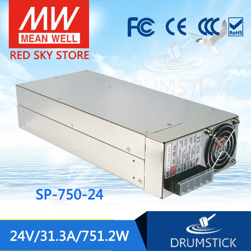 

MEAN WELL original SP-750-24 24V 31.3A meanwell SP-750 24V 751.2W Single Output Power Supply