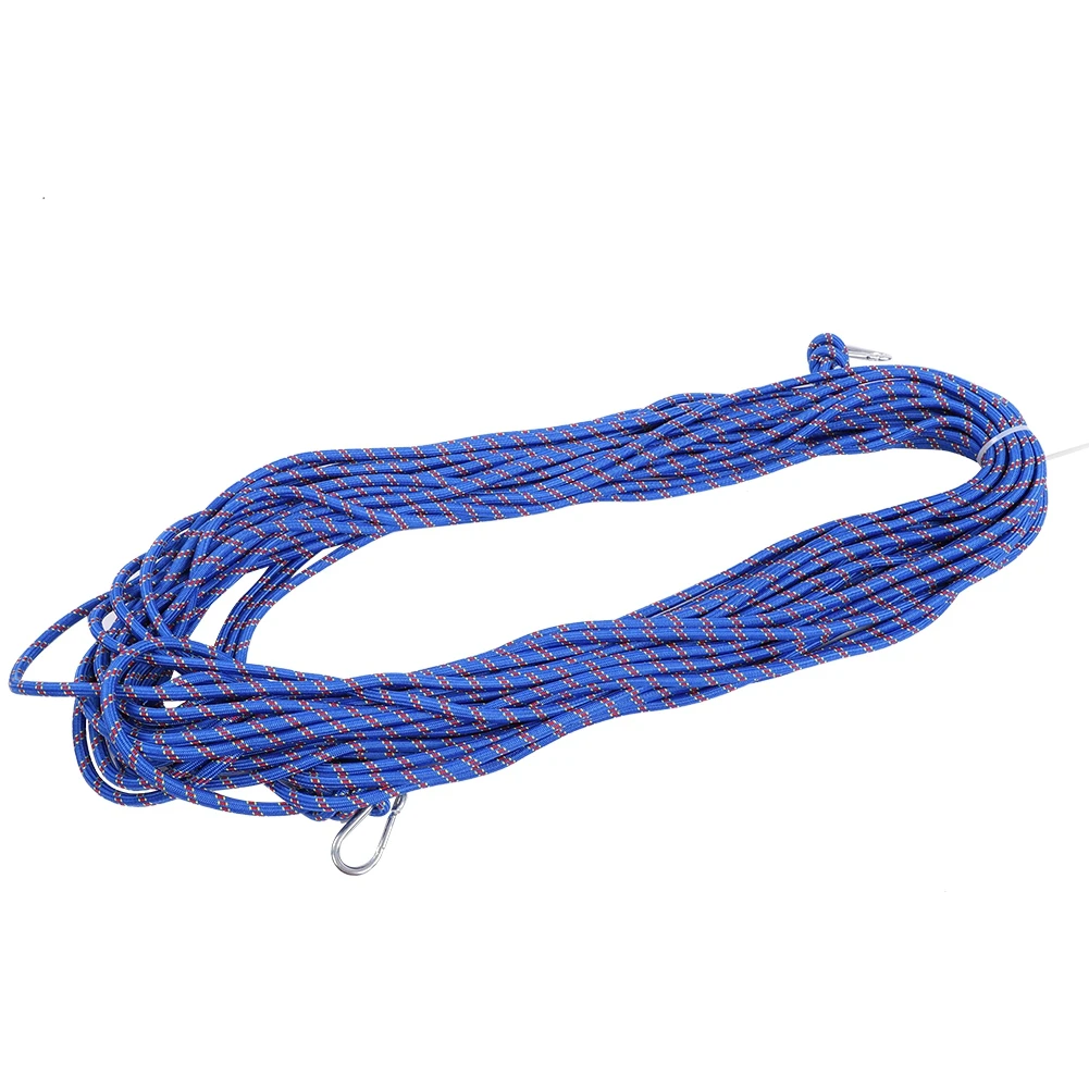 50m Climbing Rope Polyester Outdoor Rescue Rock Climbing Safety Escape