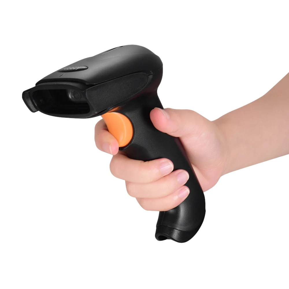 Aibecy ручной qr сканер штрих кода USB 2 4G беспроводной 1D 2D считыватель изображений CMOS