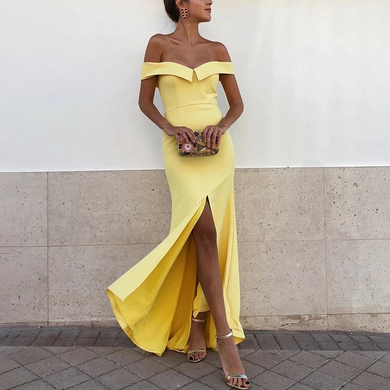 nice yellow dresses