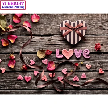 

5D Diy diamond painting cross stitch "Chocolate Love" Full Round Diamond embroidery Needlework Rhinestone Mosaic Crafts 1030