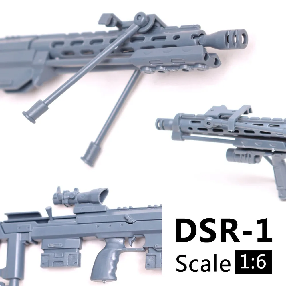 1:6 1/6 масштаб 12 дюймов фигурки DSR-1 Siper винтовка военная модель оружие солдат компонент 1/100 мг Bandai Gundam DIY подарок
