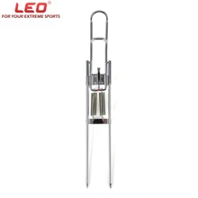 LEO Automatic Double Spring Angle Steel Fishing Pole Bracket Fish Equipment Tackle Accessory Fishing Accessories