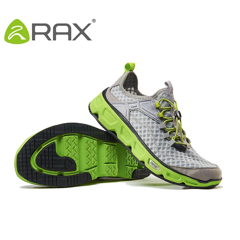 RAX, летние мужские треккинговые ботинки, дышащие треккинговые ботинки для мужчин и женщин, сетчатые треккинговые сандалии, уличные спортивные кроссовки, мужские сандалии