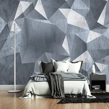 

3D Wallpaper Modern Geometric Photo Wall Murals Living Room Bedroom Background Wall Decor Self-Adhesive Strong Stickiness Fresco