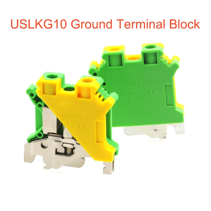 USLKG10 yellow green terminal block