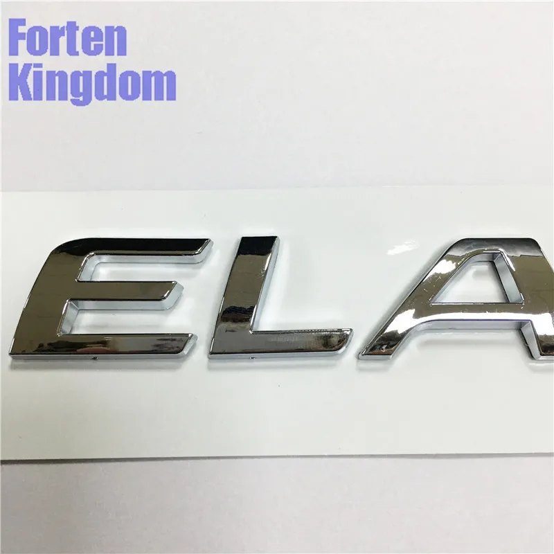 Forten Kingdom 1 шт. стиль слова для ELANTRA автомобиля ABS хром 3D буквы эмблема задний багажник значок багажника Наклейка Логотип