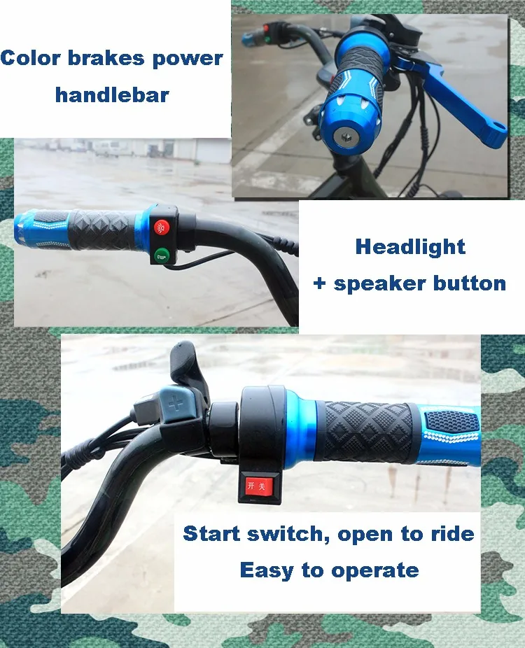 Discount Electric bicycle 20-inch lithium snowmobile 36V bike shock absorber speed bike Life mileage 25-35km Prevent slippery snow BIKE 11