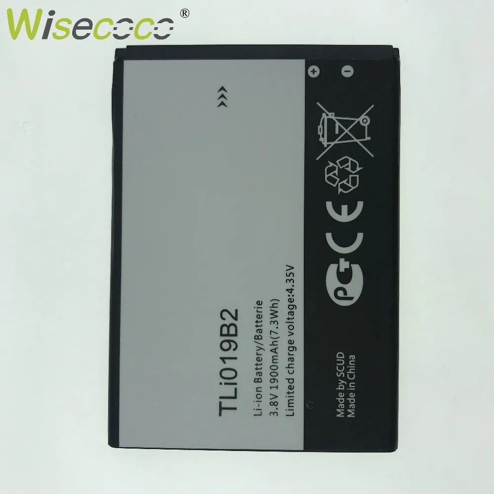 WISECOCO 2 шт./лот Новая батарея Tli019b2 для ALCATEL one touch POP C7 OT 7041 7041D dual CAB1900003C2 телефон с