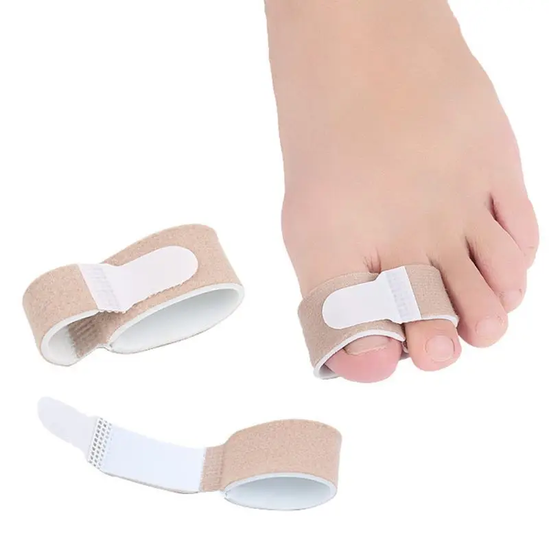 

Men Women Fabric Toe Finger Straightener Hammer Toe Separator Hallux Valgus Alignment Corrector Bandage Splint Wrap Brace Sleeve