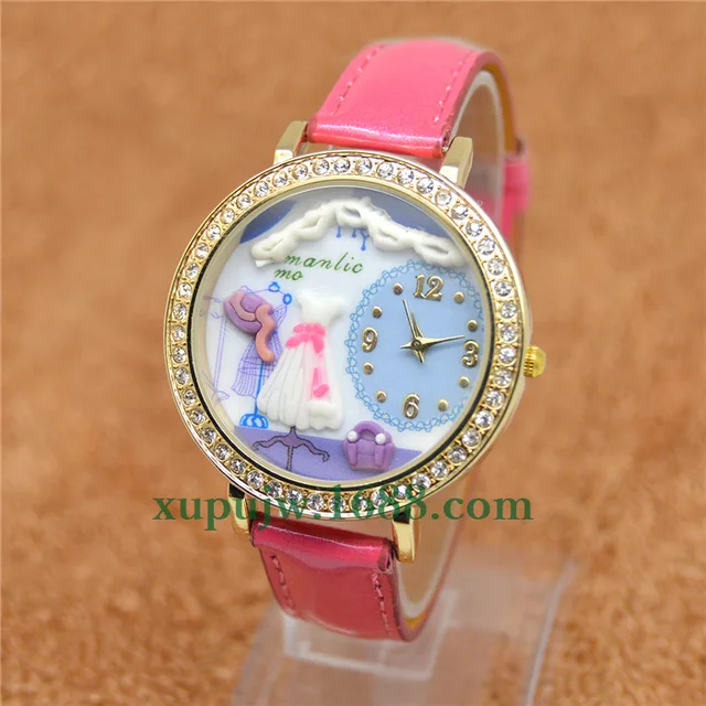 Wholesale Cartoon Fashion Creative Rhinestone Dress Theme Ladies Watches with Ja Wholesale Cartoon Fashion Creative Rhinestone Dress Theme Ladies Watches with Ja