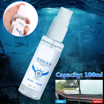 

Vehemo 100ml Car Anti-Fog Coating Anti-Fogging Agent Automobile Bottled Side Windows Automotive Glass Car Anti-Fog Interior