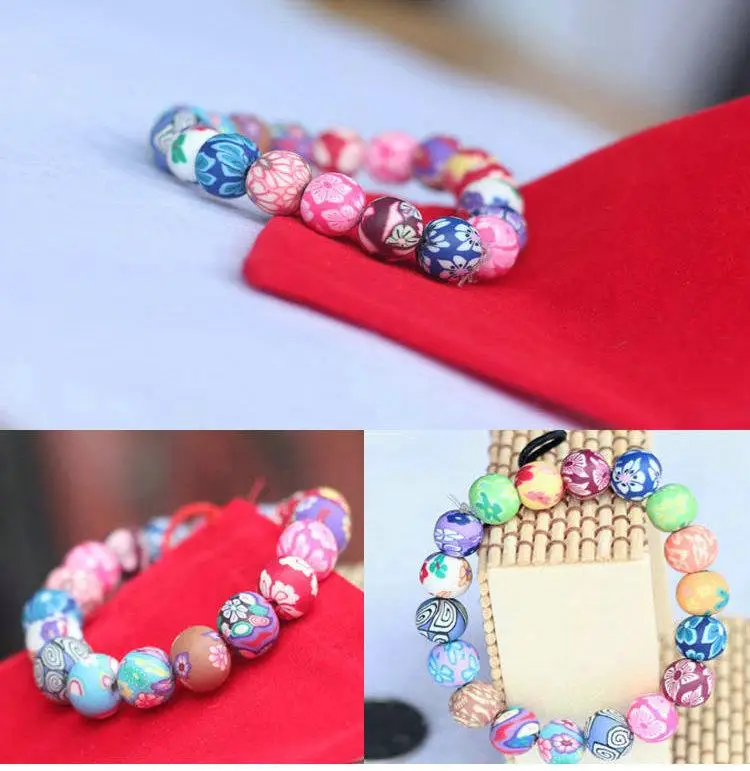 bracelet-bangle-for-women-fashion-newly-polymer-clay-flower-colorful-round-beads-charm-bracelets (6)