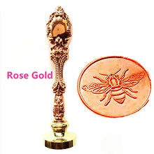 Hengtai пчела летит Винтаж индивидуальный Воск печать штамп павлин из металла