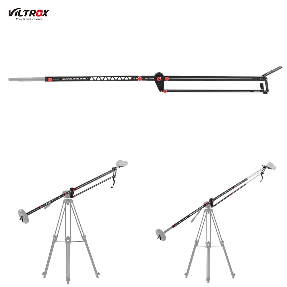 

VILTROX YB-Z300 3m/10ft Foldable Camera Crane Jib Arm Photography Jib for Canon Nikon Sony Olympus Pentax DSLR