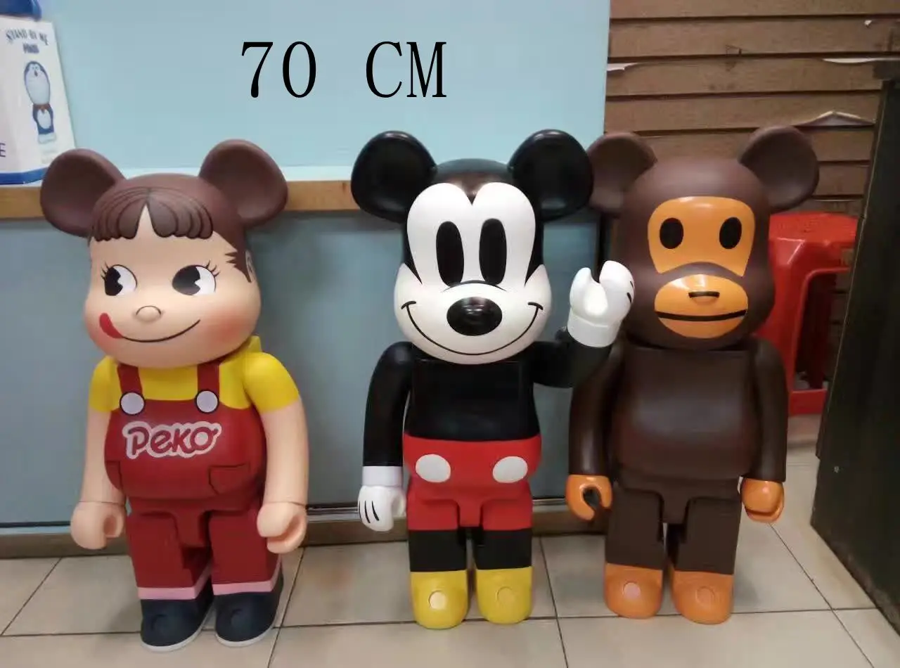 28 Pouce 1000 70 Cm Grande Taille Fujiya Bearbrick Cos Peko Etre Rbrick Ape Bape Bearbrick Medicom Jouet Aliexpress