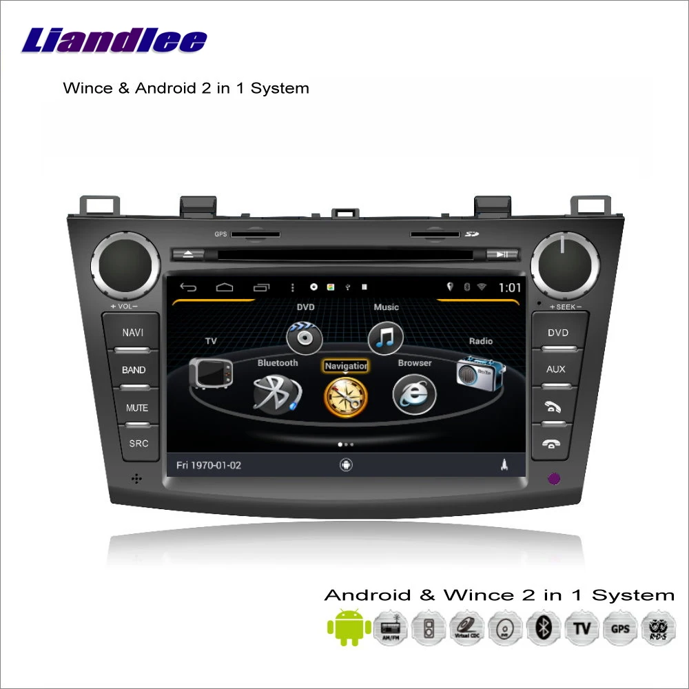 Discount Liandlee Car Android Multimedia Stereo For Mazda 3 / VX-1 2010~2013 Radio CD DVD Player GPS Nav Navi Map Navigation Audio Video 3