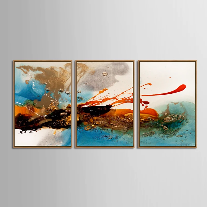 

3 Pieces/set Modern abstract Canvas Painting Wall Art Printed Pictures PosterTree Landscape Photo For Living Room (No Framed)