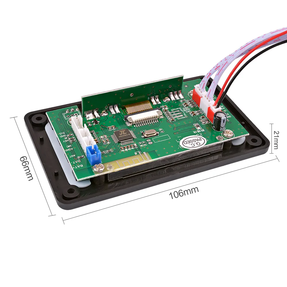 Argento WAV DC12V Bluetooth Audio Decodificatore Board Modulo Audio USB SD TF FM Radio Decodificatore WMA MP3 Senza Perdita