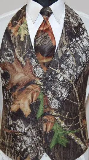 realtree camo wedding vest