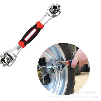 

48 in 1 double head ratchet Socket wrench Works with Spline Bolts Torx 360 Degree 6-Point Car Repair Hand Tools