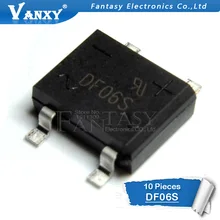 10 шт. DF06S SMD 4 фута DF06S СОП-4 DF06 выпрямитель мост выпрямитель аутентичный