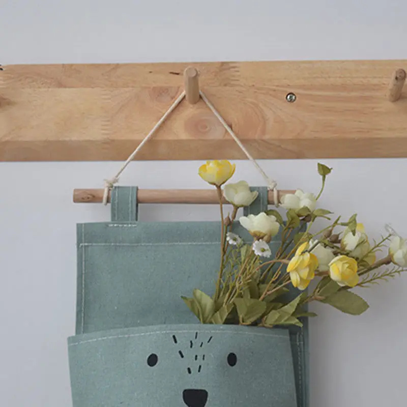 JX-LCLYL Wall Hanging Storage Bags Children Kids Room Linen Closet Stuff Organizer Pouch