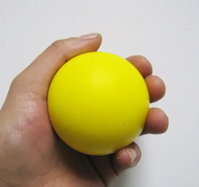 stress ball yellow
