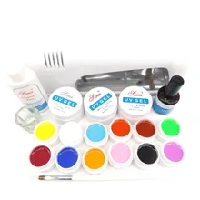 9 Вт ультрафиолетовая лампа накаливания набор гель UV Набор ногтей моющее средство Плюс УФ-гель, полирующие средства лаки для ногтей кисточка для ногтей, Инструменты Набор