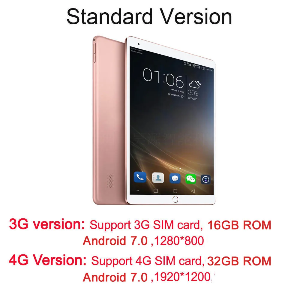 3G планшеты PC 9,7 дюймов ips HD экран вызова pc 4 г Wi Fi gps планшет на Android c Bluetooth шт - Комплект: Standard version