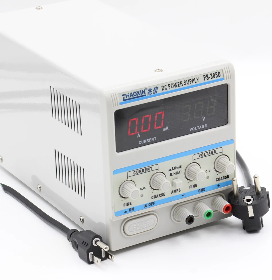 Digital 30V 5A 220V DC LED Display Regulated Variable Power Supply Lab Equipment