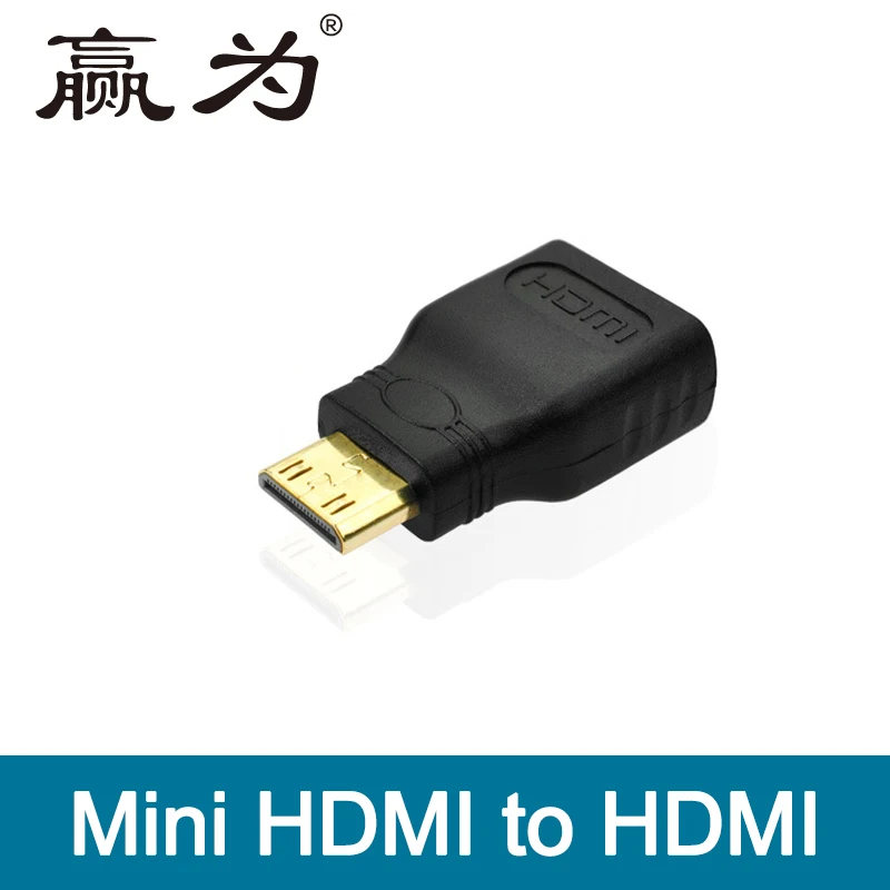 HDMI Женский к Mini Мужской конвертер адаптер Позолоченный разъем HDMIV1.4 Ethernet 1080 P 3D Blue