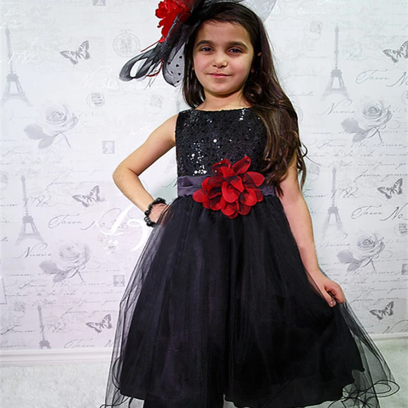 Vestido largo Formal de fiesta graduación para niña, vestido de princesa con flores para boda, vestidos cumpleaños para niña y niño, ropa de marca de 12 años, novedad de 2018|Vestidos| -